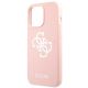 6. Guess GUHCP13LLS4GWPI iPhone 13 Pro / 13 6.1" pink/pink hard case Silicone 4G Logo