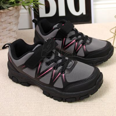 2. Trekking shoes with velcro American Club Jr AM902A gray