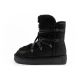 2. D.Franklin women's winter snow boots, fashionable fur lining, black high