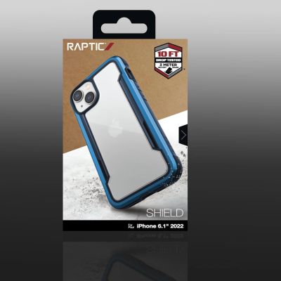 9. Raptic X-Doria Shield Case iPhone 14 armored cover blue