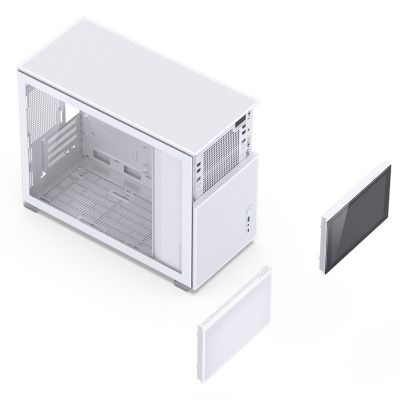 8. Jonsbo D31 MESH Screen Micro-ATX Case, Tempered Glass - White