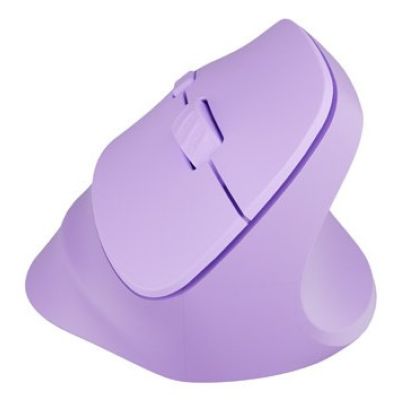 9. NATEC CRAKE 2 VERTICAL MOUSE WIRELESS 2400DPI BLUETOOTH 5.2 + 2.4GHZ PURE LAVENDER