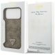 8. Guess 4G nauble Card Triangle Case for iPhone 18 Pro Max / 17 Pro Max – brown