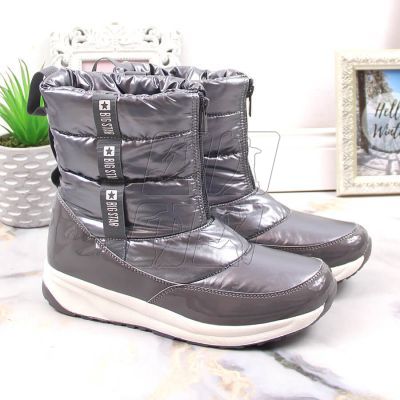 7. Metallic insulated snow boots Big Star W INT1785A