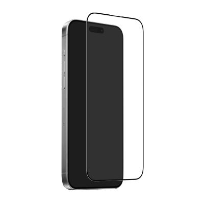 Puro Frame Tempered Glass for iPhone 17 Pro with Applicator and Black Frame