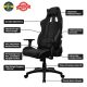 9. Arozzi AVANTI-SFB-PBK Gaming Chair Console Gaming Chair Upholstered Seat
