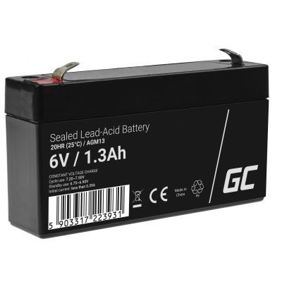 3. GREEN CELL GEL BATTERY AGM13 6V 1.3AH