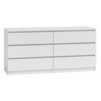 2. M6 MALWA CHEST OF DRAWERS 140CM WHITE
