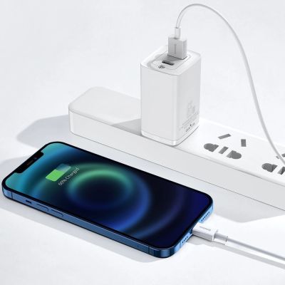 9. Baseus Superior USB - Lightning cable 2.4A 0.25 m White (CALYS-02)