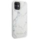 7. Guess Marble Case for iPhone 12 mini 5.4" - White