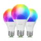 NANOLEAF ESSENTIALS Smart Bluetooth Bulbs A60 E27 Matter 9W 806LM Color RGBCW 2700-6500K (NF080B02-3A19E) 3 pcs