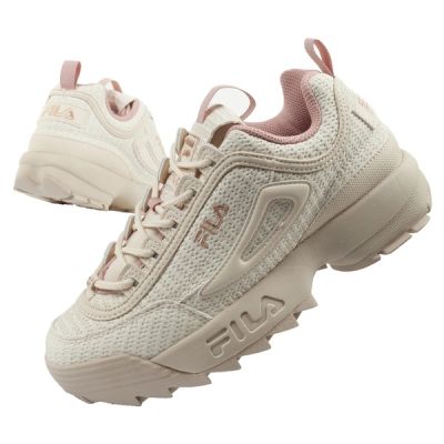 Fila Disruptor women's shoes sports sneakers fashionable beige comfortable