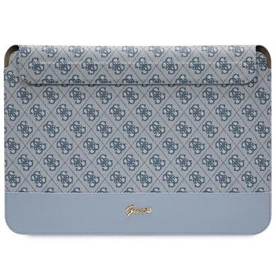 Guess 4G Stripe Metal Logo case for a 14" laptop - blue