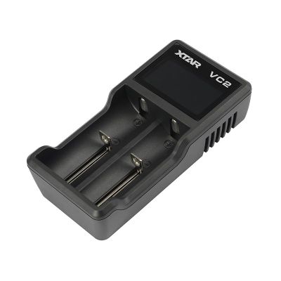 XTAR CHARGER FOR CYLINDRICAL LI-ION VC2 BATTERIES