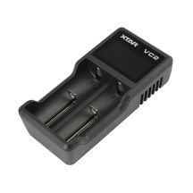 XTAR CHARGER FOR CYLINDRICAL LI-ION VC2 BATTERIES