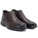 4. Men's brown ankle boots with zippers McKeylor 85229