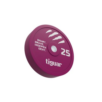 2. tiguar Color Rubber Bumper Plate 25 kg