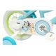 24. TOIMSA Bluey 12" Children's Bicycle Blue and Lime