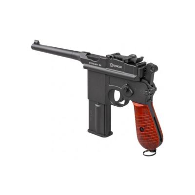 5. RANGER M712 Broomhandle FULL AUTO BLOWBACK air pistol, 4.5 BBs, 19 shots. KWC