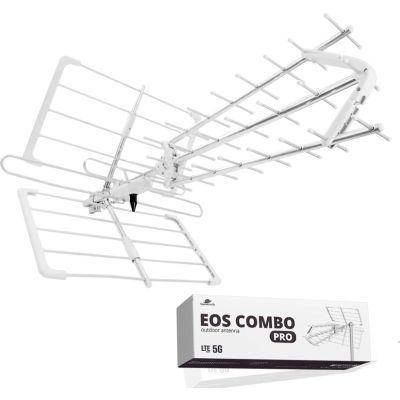 Directional DVB-T2 antenna Spacetronik EOS PRO Combo UHF+VHF LTE 5G (white)
