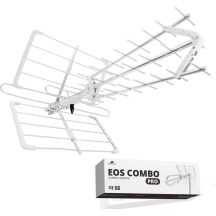 Directional DVB-T2 antenna Spacetronik EOS PRO Combo UHF+VHF LTE 5G (white)