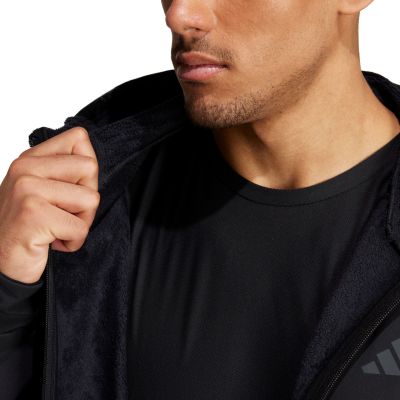 10. Men's sweatshirt adidas Designed for Training COLD.RDY Full-Zip Hoodie black IN5607