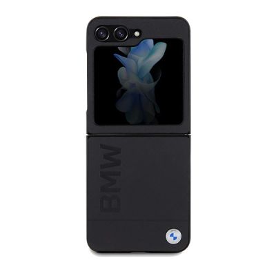 2. BMW Leather Hot Stamp case for Samsung Galaxy Z Flip 5 - black