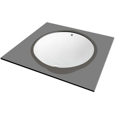 Under-counter ceramic washbasin