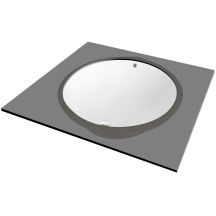 Under-counter ceramic washbasin