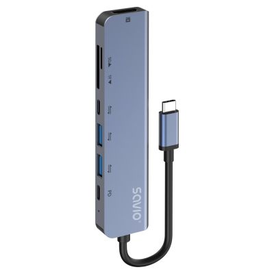 SAVIO HUB USB-C 7 IN 1 AK-82