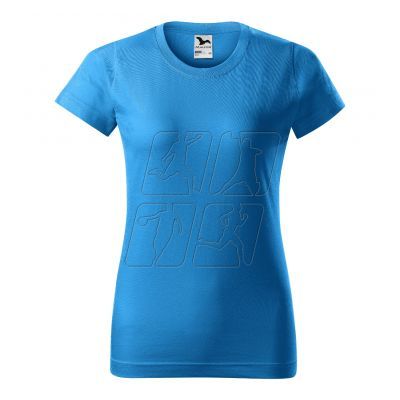 2. Women's Basic T-shirt (snorkel blue)