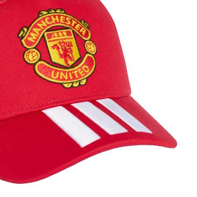3. adidas Manchester United Kids' Cap Red and White KT0655