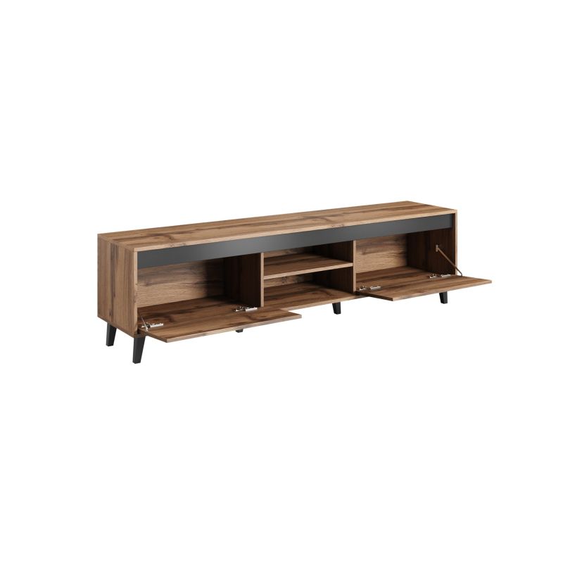 2. NORD II TV cabinet 170cm Wotan oak/anthracite