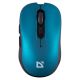 DEFENDER GASSA MM-105 RF Silent Click Wireless Mouse, Blue, 52102