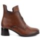 2. Women's insulated ankle boots with a block heel, brown, Potocki SZ12868
