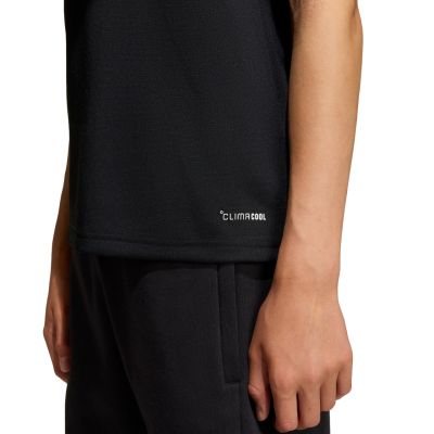 7. adidas Entrada 26 Polo Kids T-Shirt Black JZ6629