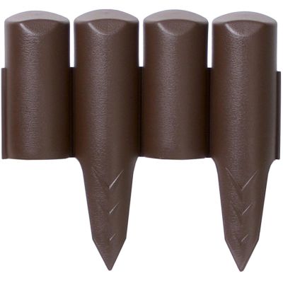 2. GARDEN PALISADE LAWN EDGE 250CM IPBO BROWN