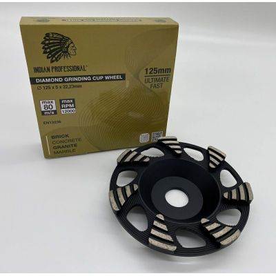 DIAMOND BLADE FOR CONCRETE GRINDING 125mm ULTIMATE FAST INDIAN PROFESSIONAL