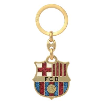 FC Barcelona original coat of arms keychain licensed by B7207