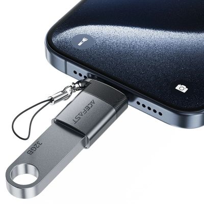 3. Acefast J7 USB-A - USB-C Adapter - Gray