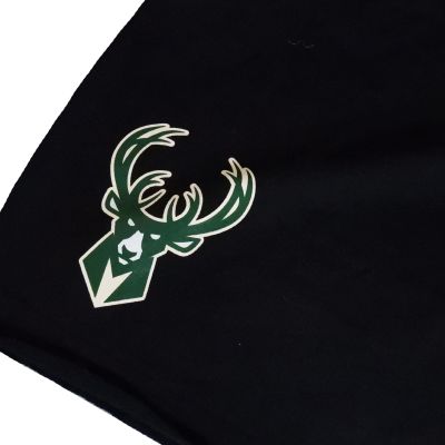 4. Men's NBA Milwaukee Bucks Giannis Antetokounmpo Basketball Shorts Black - EK2M1BBSN-BCKGA