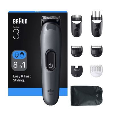 Braun AIO3540 Hair Trimmer Black, Gray 14 Nickel-Metal Hydride (NiMH)