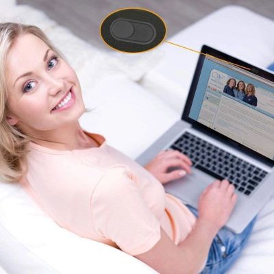 4. Tech-Protect Cam Fit+ 3-pack laptop camera cover - black