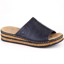 Comfortable Rieker W RKR670 flip-flops, navy blue