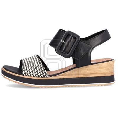 17. Leather wedge sandals Remonte W RKR646