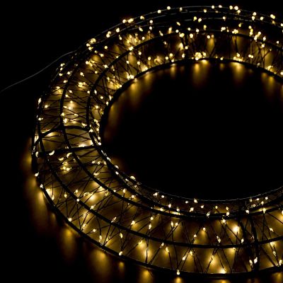 3. DECORATIVE LED RING 720 LEDS 50 CM BLACK