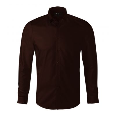 3. Malfini Dynamic M MLI-26227 Coffee Shirt