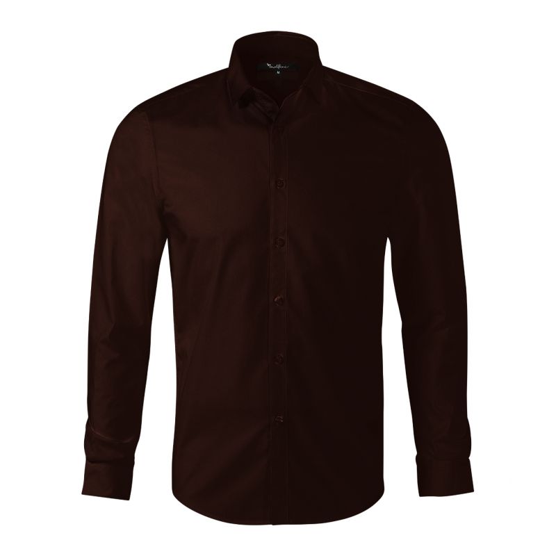 3. Malfini Dynamic M MLI-26227 Coffee Shirt