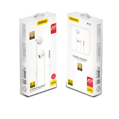 5. Dudao in-ear headphones with 3.5mm minijack connector white (X14PRO)