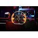 8. Asetek SimSports GT – steering wheel rim – closed D-shape, black and orange